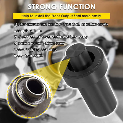 Solid Spare Adapt-A-Case Front Output Seal Driver Install Tool For GM NP246/261/263 TM109RAC
