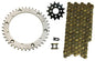 Solid Spare Gold 520x92 Drive Chain & 13/40 Sprockets for Yamaha Raptor 660 2001-2005
