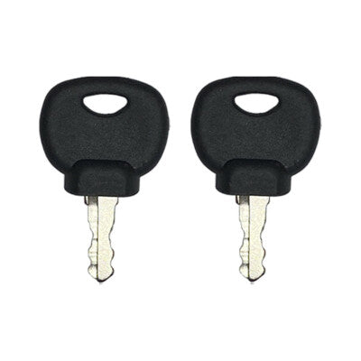 Solid Spare (2) Ignition Key For New Holland Volvo JCB Heavy Equipment 85804675 14707
