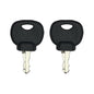 (2) Ignition Key For New Holland Volvo JCB Heavy Equipment 85804675 14707
