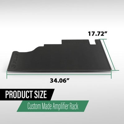 Solid Spare 1/2 PVC Custom Made Amplifier Rack Fit For 09-24 Ford F150/17-24 F250 F350 Truck