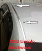 For 2002-2003 LINCOLN BLACKWOOD CHROME ROOF TOP TRIM MOLDING KIT