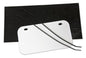 ATV - Wisconsin LEGAL License Plate Kit - White with black decal kit