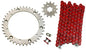Solid Spare Red 520x98 O-Ring Drive Chain & 13/40 Sprockets for Yamaha Warrior 1989-2004