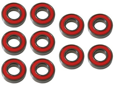 Solid Spare 10 Sealed Snowmobile Bearings 25x52x15 for Arctic Cat for Polaris for Ski-Doo