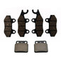 Front & Rear Semi-Metallic Brake Pads for Suzuki Quadracer 450 LT-R450 2006-2009