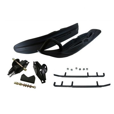 Solid Spare EXO-S All-Terrain Skis Mount Kit & 8" Carbides for Polaris for many 2005-2017 IQ