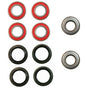 Solid Spare Front & Rear Wheel Bearings Seals Kit 2007-2012 for Yamaha Big Bear 400 4x4 IRS