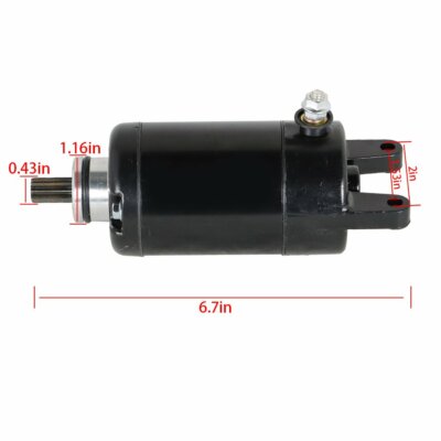 Solid Spare Starter For Kawasaki EX250 Ninja 250R 1988-2012 / Eliminator 250 EL250 / HS