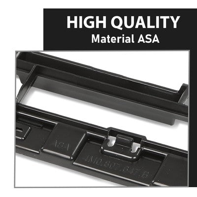 Solid Spare Fit For 2016-2019 Audi Q7 Front Bumper Cover Lower Center Grille Insert Trim