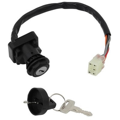Solid Spare Ignition Switch with Keys for Suzuki ATV's Replaces OEM# 37110-38F01