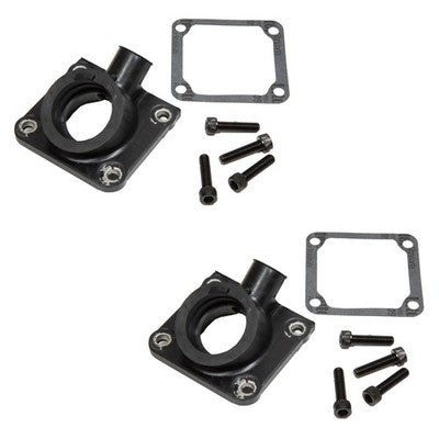 Solid Spare 2 Carb Flanges, Gaskets & Bolts for Yamaha Banshee 350 fits 1987-2006 YFZ350