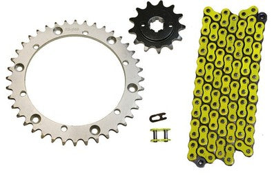 Solid Spare Yellow 520x92 Drive Chain & 13/40 Sprockets for Yamaha Blaster 200 1988-2006