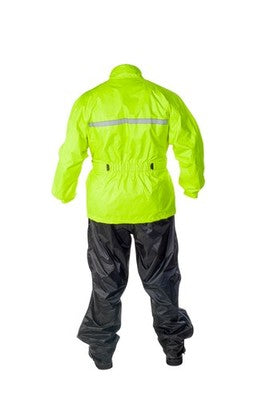 Solid Spare Men's Fulmer TRS2 StormTrak Rain Suit Motorcycle Rain Jacket Pants & Carry Bag