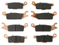 Front & Rear Brake Pads for Yamaha 2007-2023 Grizzly 700 & 2009-2014 Grizzly 550