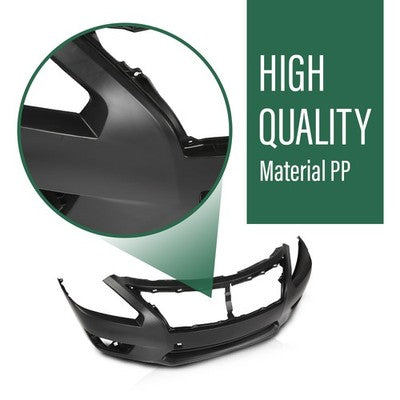 Solid Spare Front Bumper Cover Fascia Fit For 2013 2014 2015 Nissan Altima Sedan 620223TA0H
