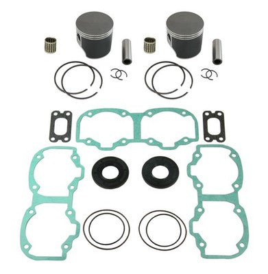 SPI .010 Over Bore Pistons, Bearings & Full Gasket Kit fits Ski-Doo 550F 76.25mm