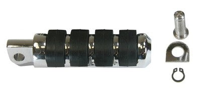 Solid Spare Foot Peg, Spring Washer, Pin & Snap Ring for Chrome Forward Controls for Harley