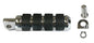 Solid Spare Foot Peg, Spring Washer, Pin & Snap Ring for Chrome Forward Controls for Harley