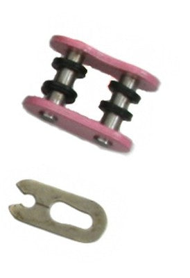 Solid Spare Factory Spec Brand X Ring Chain Master Link PINK 520 Pitch XRing