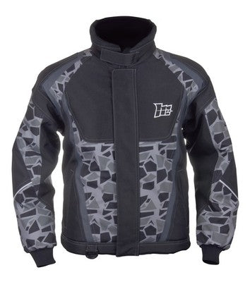 Solid Spare Boys Youth Mossi Mosaic Snowmobile Jacket Snow Coat Winter Black w/Mosaic Size 2