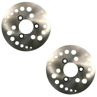 Solid Spare Both Front Disc Brake Rotors for Suzuki LT-R450 Quadracer 450 LTR450 2006-2009