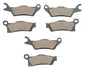 Front & Rear Semi-Metallic Brake Pads for Can-Am Outlander 1000 4x4 2012-2024