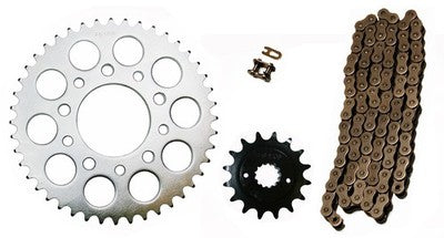 Solid Spare 525x120 O-Ring Drive Chain & 16/44 Sprockets for Honda Shadow VLX 600 1989-2007