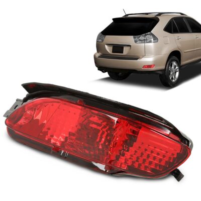 Solid Spare Rear Right Side Marker Bumper Light Lamp Red Fit For 04-09 Lexus RX330 RX350