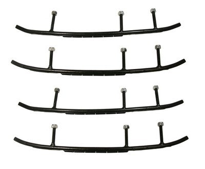 Solid Spare 2 Sets Bottom Line 6" Carbides Runners Skags for Polaris 2004-2015 AccuTrak Skis