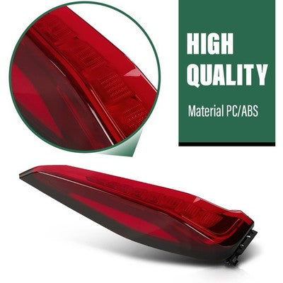 Solid Spare LED Tail Light Assembly Fit For 2019-2024 Cadillac XT4 Brake Lamp Left Side