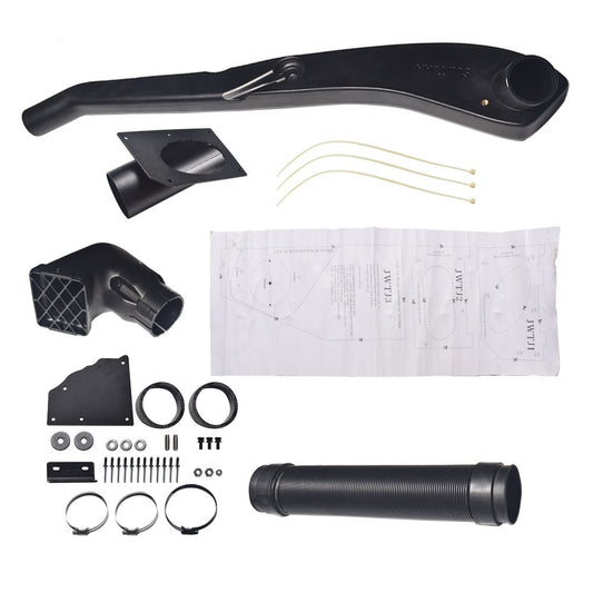 Solid Spare Cold Snorkel Kit For 1992-1999 Jeep Wrangler Ram Intake System 4WD TJ 4.0 I6