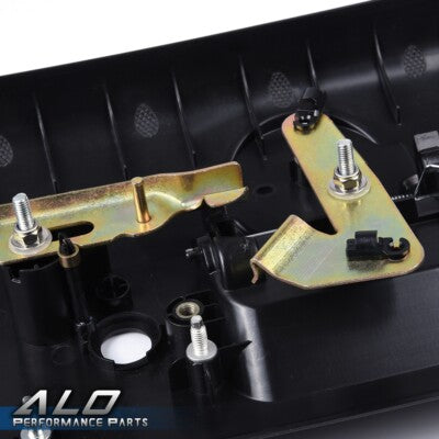 Solid Spare Tailgate Rear Handle W/ Bezel & Keyhole Textured Black Fit For 01-04 Frontier