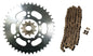 Solid Spare Natural 520x80 O-Ring Chain & 11/42 Sprockets for Polaris Trail Boss 325 2000