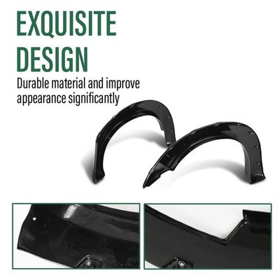 Solid Spare Pocket Rivet Bolt On Fender Flares Fit For 2006-2020 Nissan Frontier 5' Bed