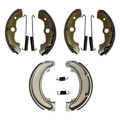 Solid Spare Front & Rear Brake Shoes for Honda Fourtrax 300 4x4 1988-2000 TRX300FW 4WD Only