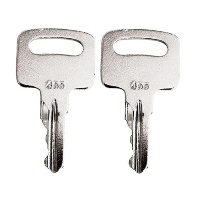 (2) Keys For Genie, Skyjack, Snorkel, Terex, Vermeer, Upright Lifts 455, 104466