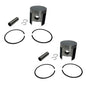 Solid Spare 2 SPI Standard Bore Piston Kits for Arctic Cat Panther & JAG 440 L/C 1996 68mm