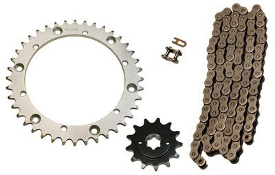Solid Spare Natural 520x94 O-Ring Drive Chain & 13/41 Sprockets for Yamaha Blaster 200