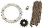 Solid Spare Natural 520x94 O-Ring Drive Chain & 13/41 Sprockets for Yamaha Blaster 200