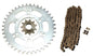 Solid Spare Natural 520x78 O-Ring Chain 11/40 Sprockets for Polaris Trail Boss 325 2001-2002