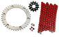 Solid Spare Red 520x92 O-Ring Drive Chain & 13/40 Sprockets for Yamaha Raptor 660 2001-2005