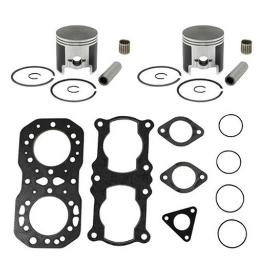 Solid Spare SPI .010 Over Bore Top End Repair Kit for Polaris Snow 1996-1997 500 L/C 72.25mm