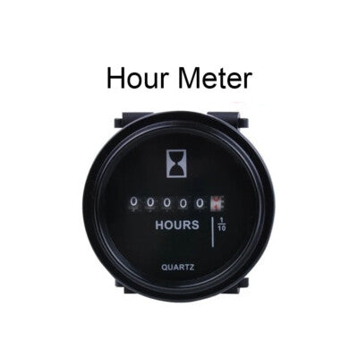 Solid Spare Water Resistant Marine PWC Jetski Watercraft Engine Hour Meter 12v 24v 36v