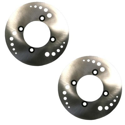 Solid Spare Both Front Disc Brake Rotors for Kawasaki Brute Force 650 fits 2005-2013 models