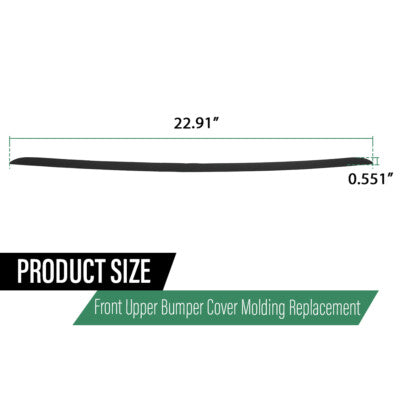 Solid Spare Front Upper Bumper Cover Molding Fit For 2014-2020 Dodge Journey CH1044148
