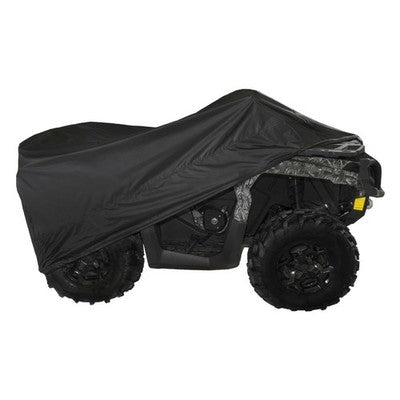 Solid Spare Raider GT Series ATV Cover - Black Large - Measures Approximately 75"x45"x35"