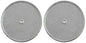 Solid Spare (2) 9-1/2" Round Range Hood With Grommet Hole Vent Aluminum Grease Filters 8501G
