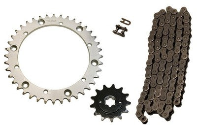 Solid Spare Natural 520x92 O-Ring Drive Chain & 13/40 Sprockets for Yamaha Blaster 200