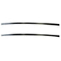 Solid Spare Pair of SPI Black Snow Slides Rail Runners Shoe Slider for Ski-Doo 56" Profile 8